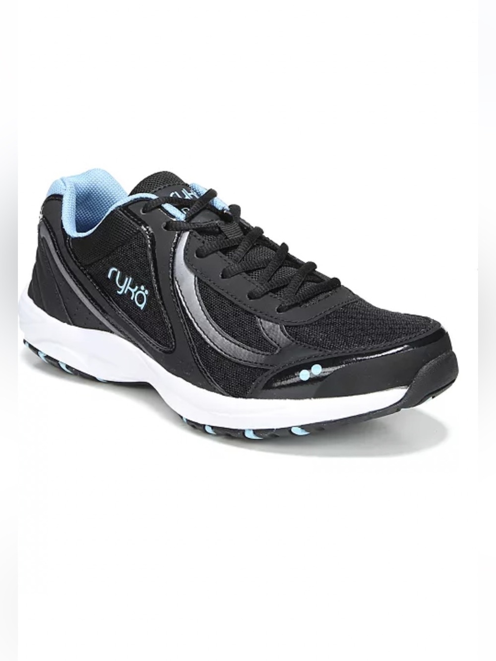 Ryka Dash 3 Women’s 8.5M Black/Carolina Walking Athletic Sneakers Superb! No Box